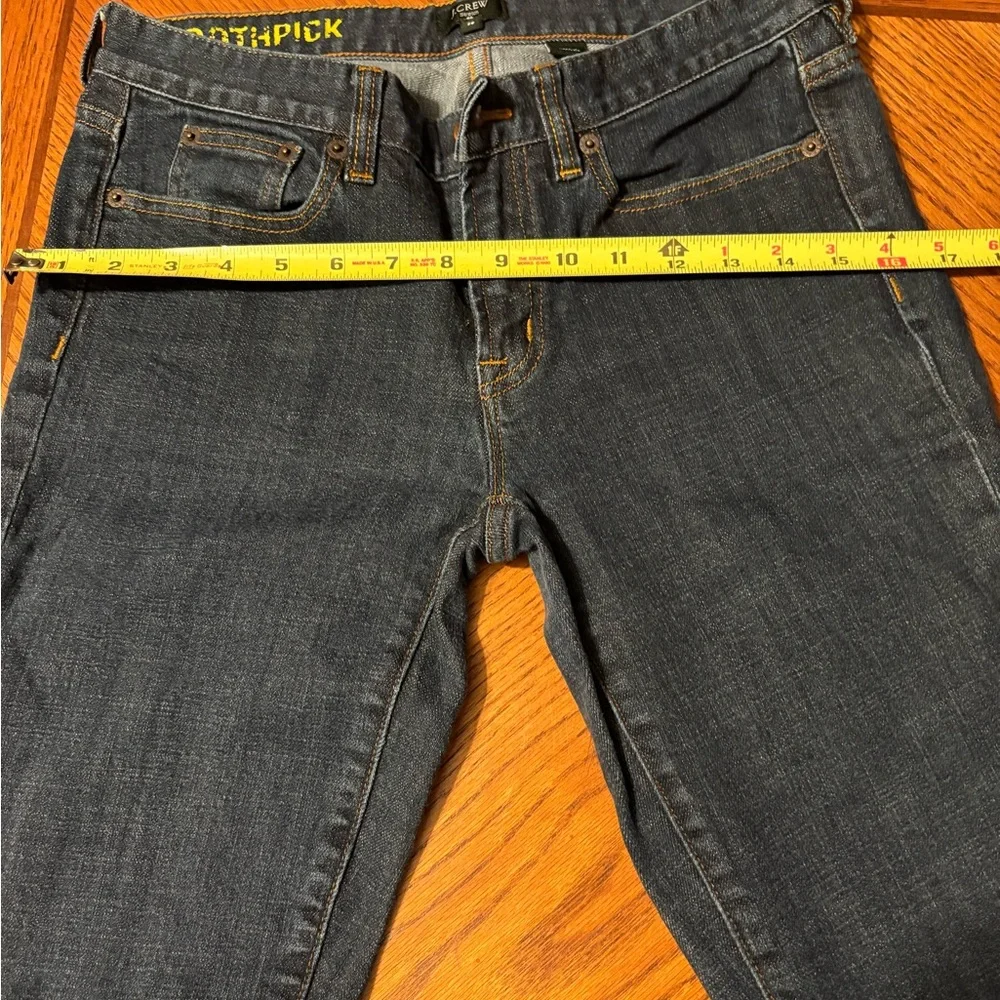 J. Crew stretch toothpick jeans size 28